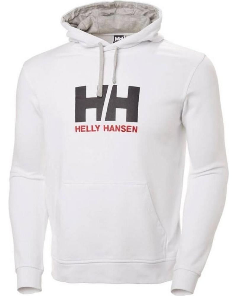 SUDADERA HELLY HANSEN HH LOGO HOODIE 33977 HOMBRE BLANCO