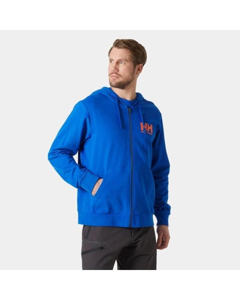 SUDADERA CON CAPUCHA HELLY HANSEN 30393 AZUL PARA HOMBRE AZUL