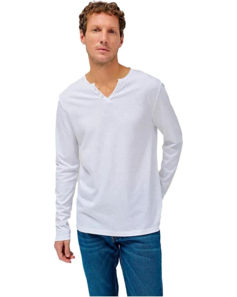 SALSA CAMISETA MANGA LARGA HOMBRE 21009633 BLANCO BLANCO