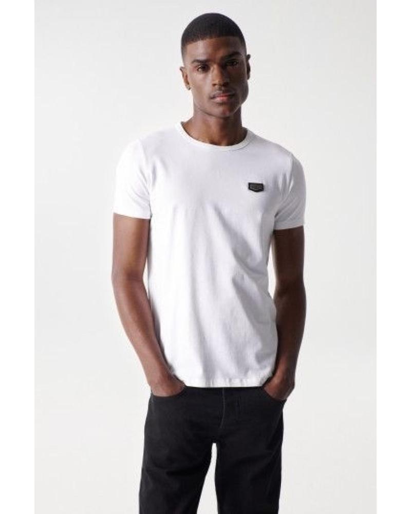 SALSA CAMISETA BLANCA DE ALGODÓN CON LOGO MODELO 21002958 BLANCO