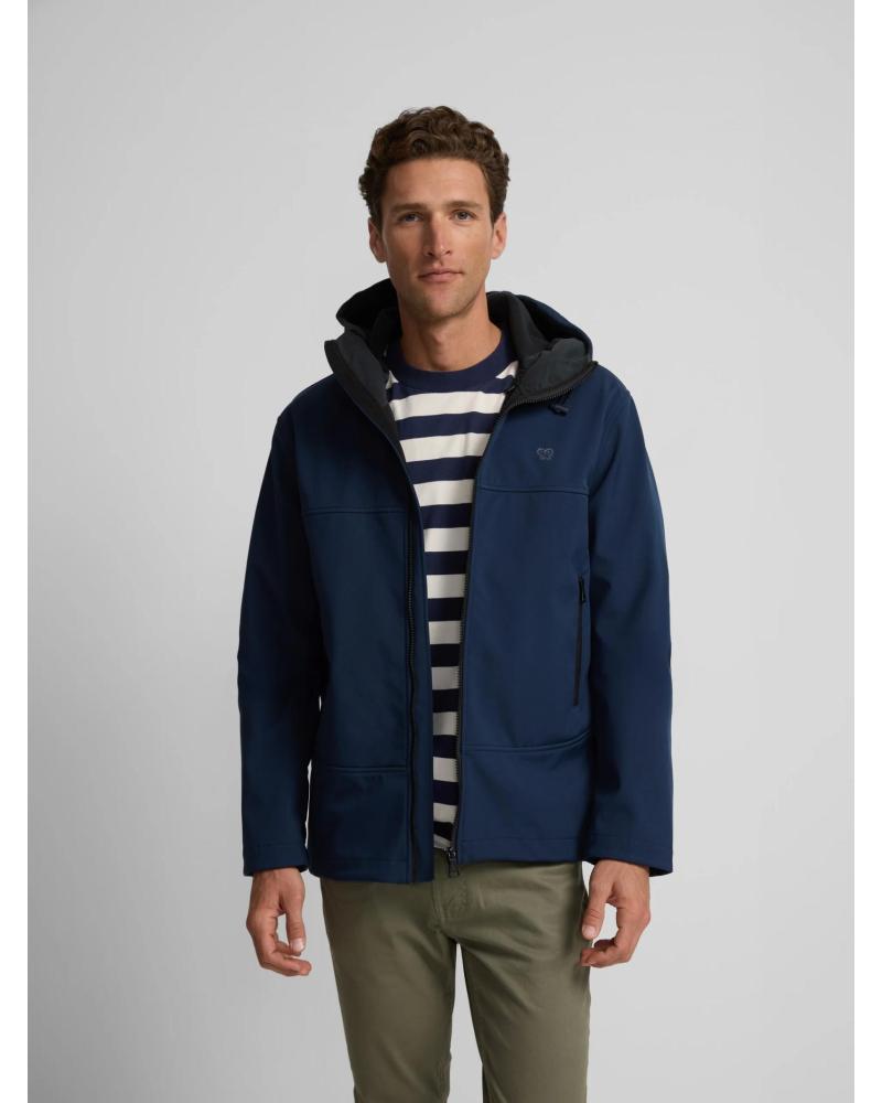 CHAQUETA SILBON CON CAPUCHA AZUL MODELO 131160 AZUL