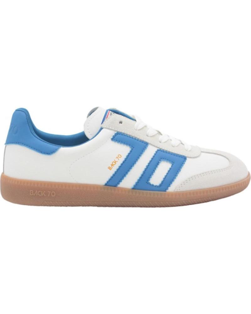 BACK 70 SNEAKERS 108005 AZUL BLANCO BLANCO