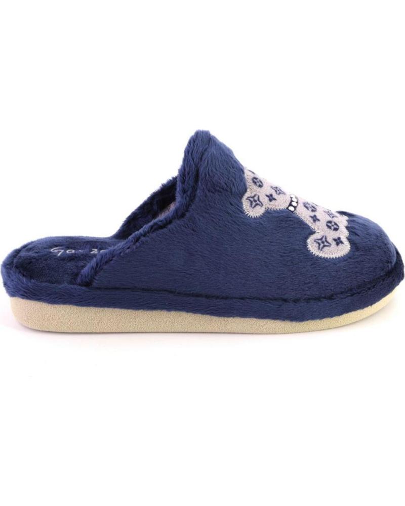 GARZON ZAPATILLAS DE CASA P482 275 DISEÑO OSITO AZUL MARINO AZUL MARINO