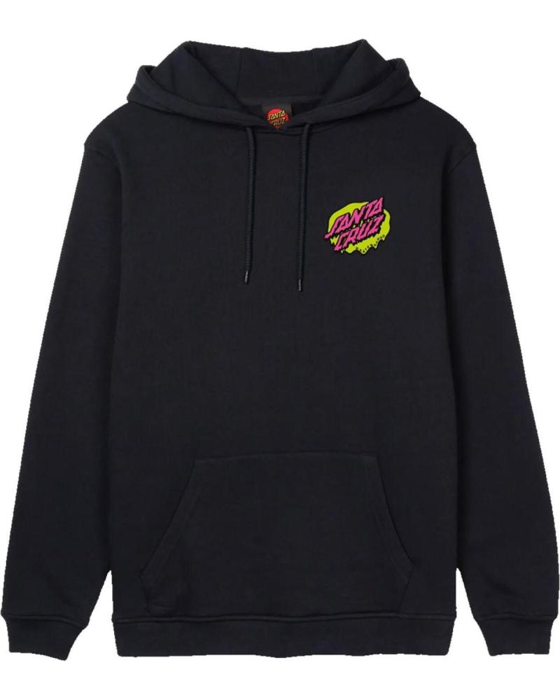 SUDADERA CON CAPUCHA NEGRA SANTA CRUZ SLIME SCREAM NAN