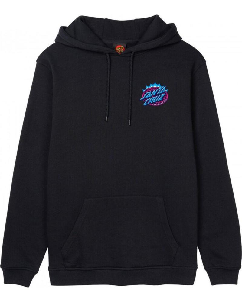 SUDADERA CON CAPUCHA NEGRA SANTA CRUZ KENDALL END OF THE DOT NAN