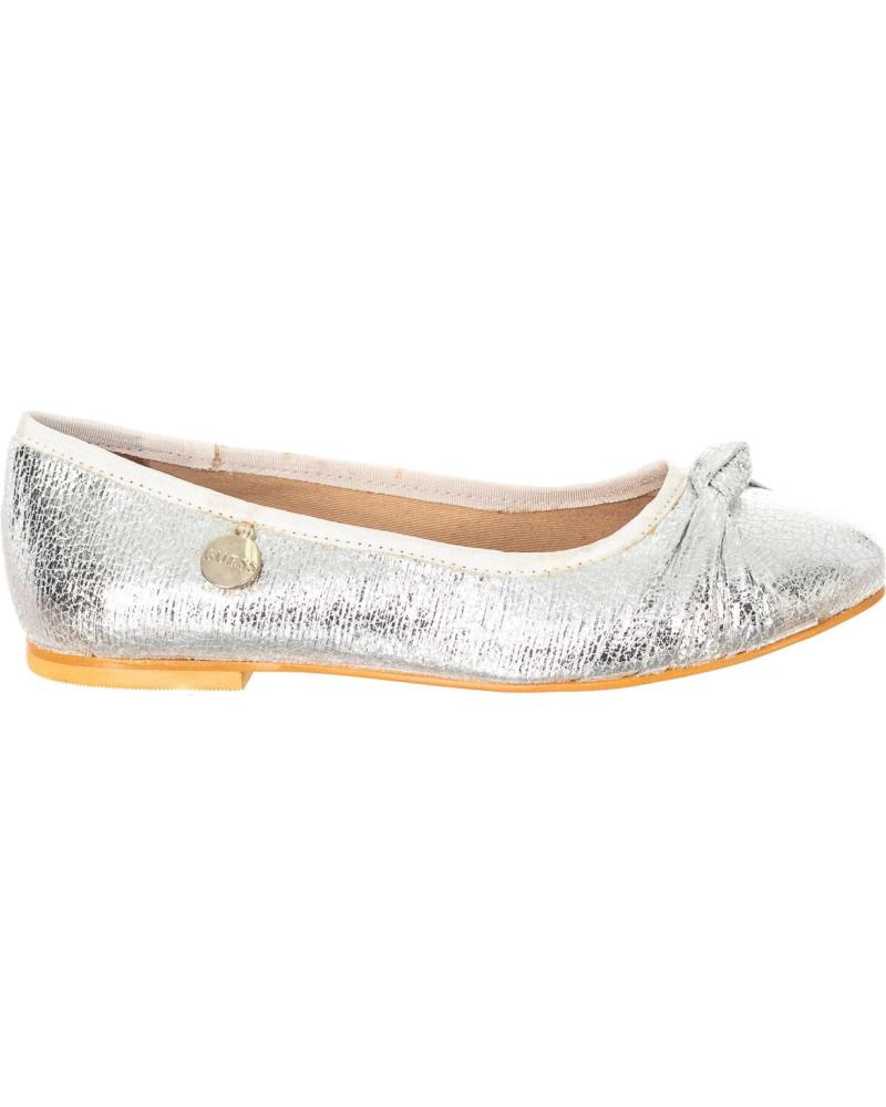 BAILARINAS GUESS FJMAR3ELE02 ACHAROLADAS DE PUNTERA REDONDA PLATEADAS PLATEADO