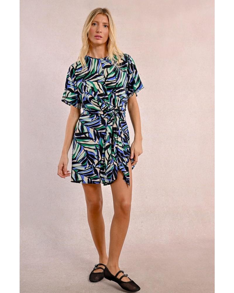 VESTIDO CORTO ESTAMPADO MOLLY BRACKEN P1781DP VARIOS COLORES