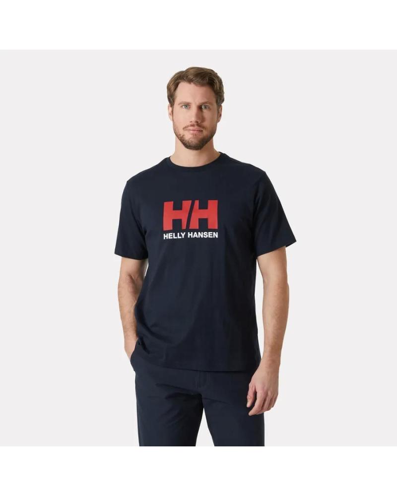 CAMISETA HELLY HANSEN LOGO CLÁSICO 54596 AZUL MARINO AZUL