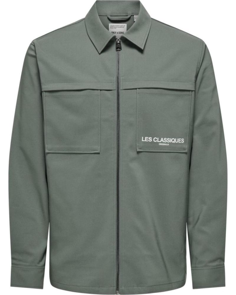 CHAQUETA ONLY SONS 22030840 VERDE CON BOLSILLOS VERDE