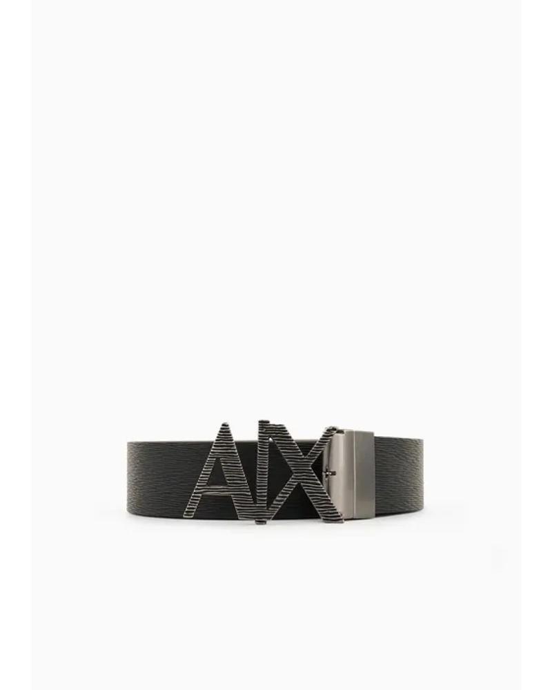 ARMANI EXCHANGE CINTURÓN AX HEBILLA LOGO 9514104F889 NEGRO NEGRO