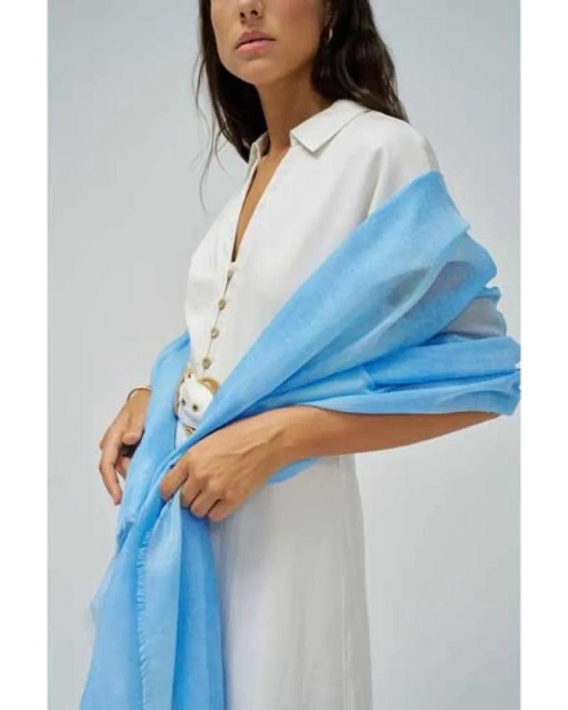 SALSA FOULARD LIGERO AZUL MODELO 21009617 AZUL