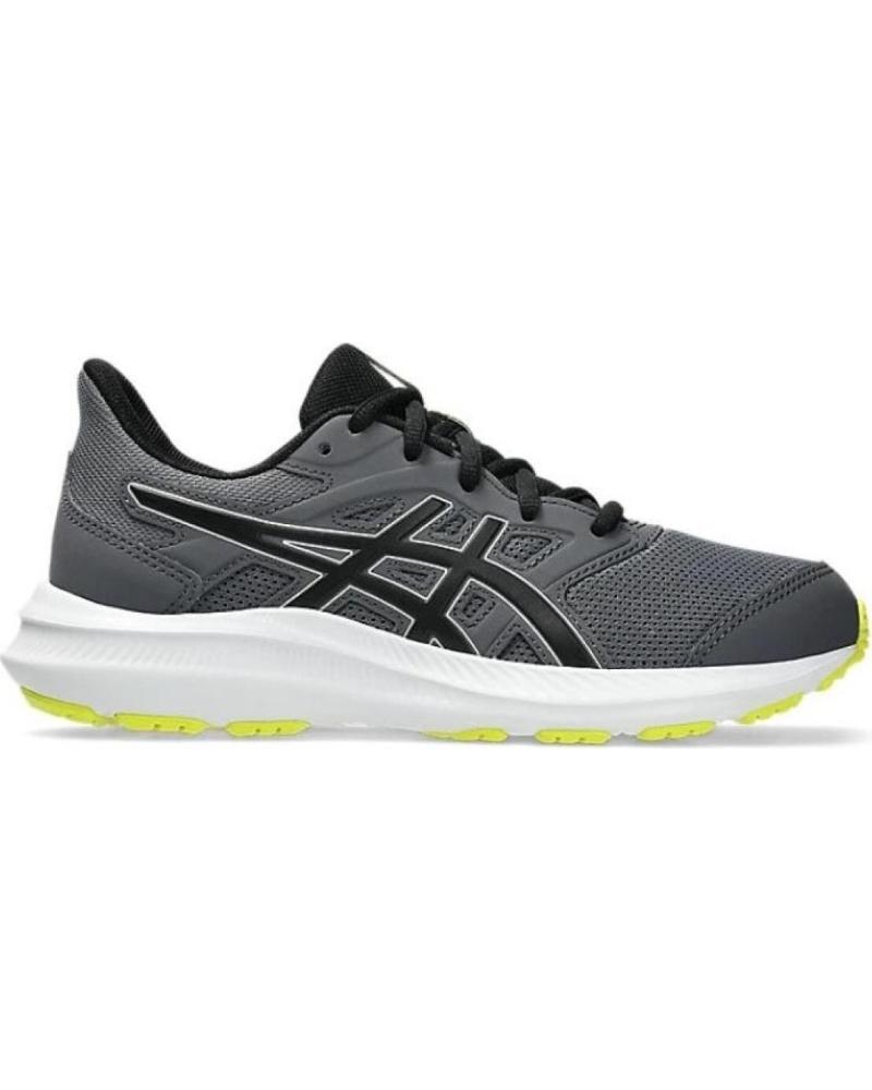 ZAPATILLAS DEPORTIVAS ASICS JOLT 4 GS CORDONES GRIS-NEGRO NIÑO NAN