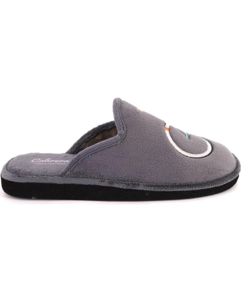 CABRERA ZAPATILLAS DE CASA MODELO 2936 - GRIS CÓMODO GRIS