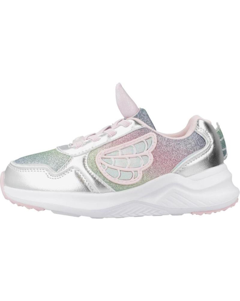 ZAPATILLAS DEPORTIVAS CONGUITOS 261018 UNICORNIO CON LUCES - PLATA UNICORNSILVER