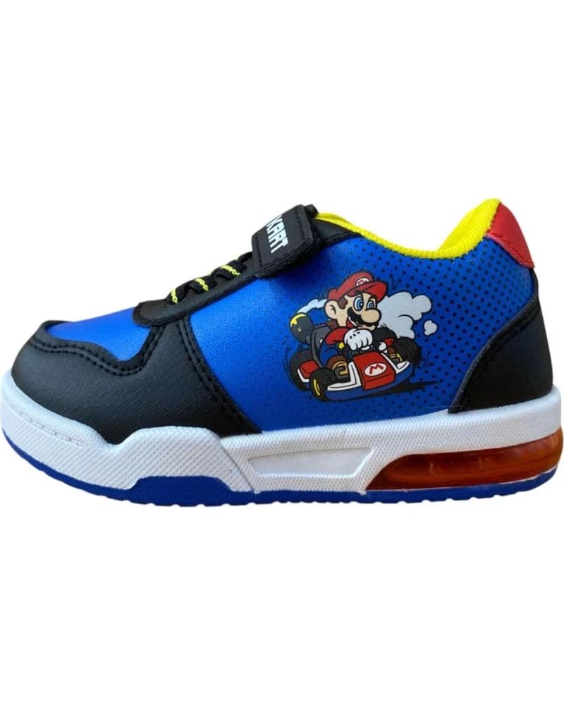 Zapatillas Deportivas Leomil MB2555 Mario Azul con Luces