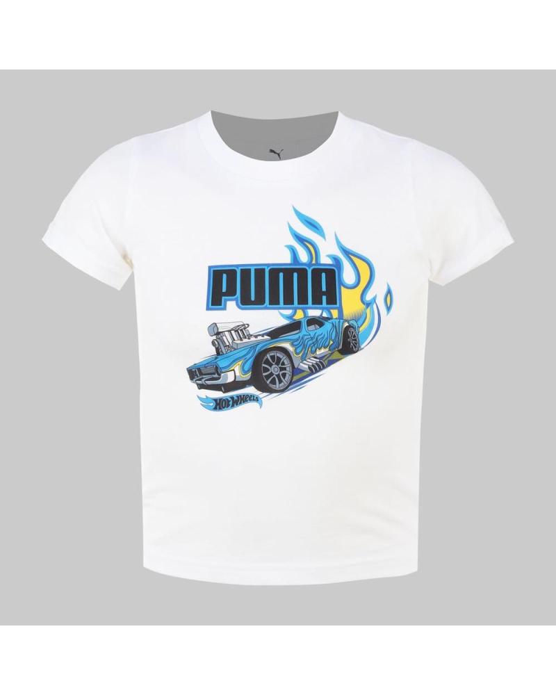 CAMISETA PUMA NIÑO HOT WHEELS 630069 ROJA ROJO