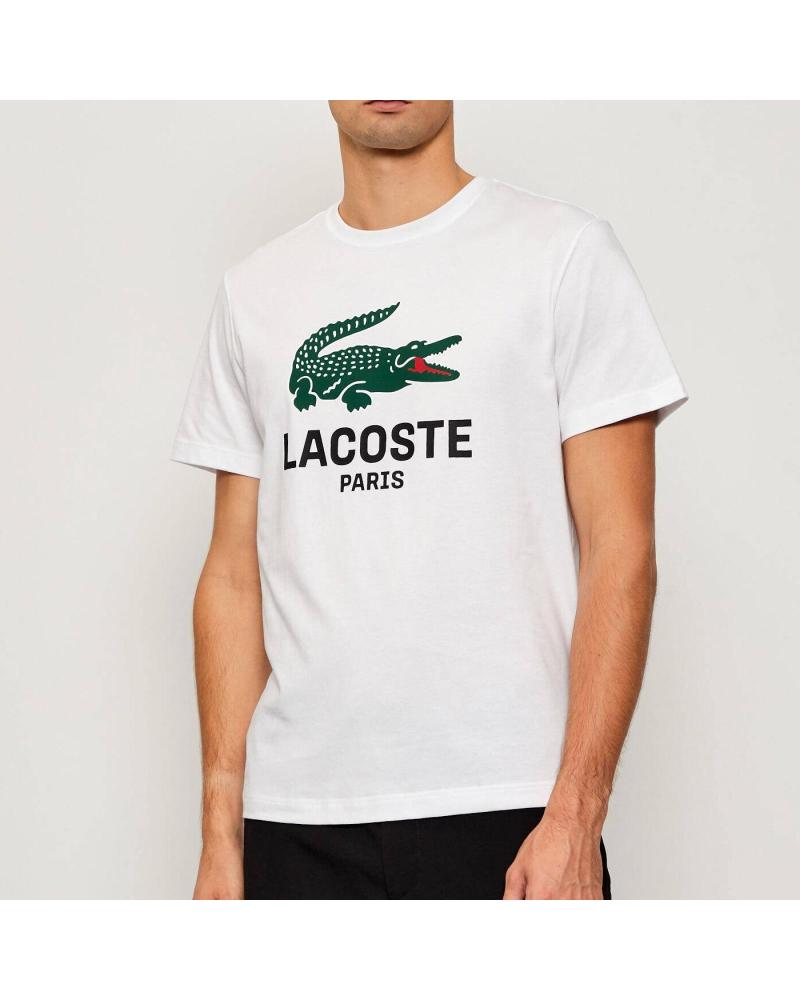 CAMISETA LACOSTE PARIS FRONT LOGO BLANCA NAN