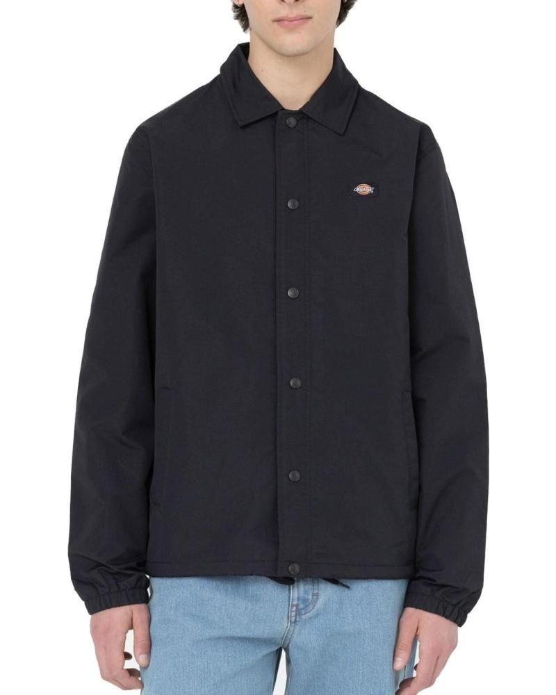 DICKIES CHAQUETA CORTAVIENTOS OAKPORT COACH JACKET NEGRA ORIGINAL NEGRO