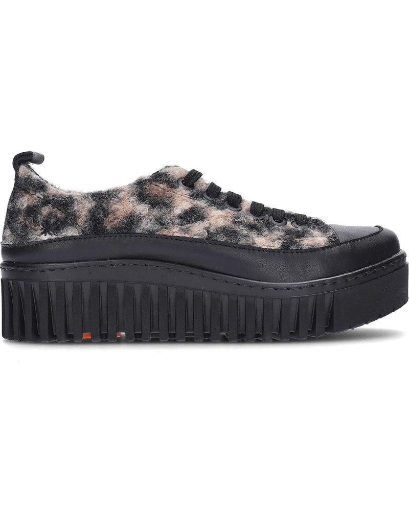 ZAPATILLAS ART BRIGHTON 1518S CON PLATAFORMA Y ESTAMPADO LEOPARDO LEOPARDBLACK