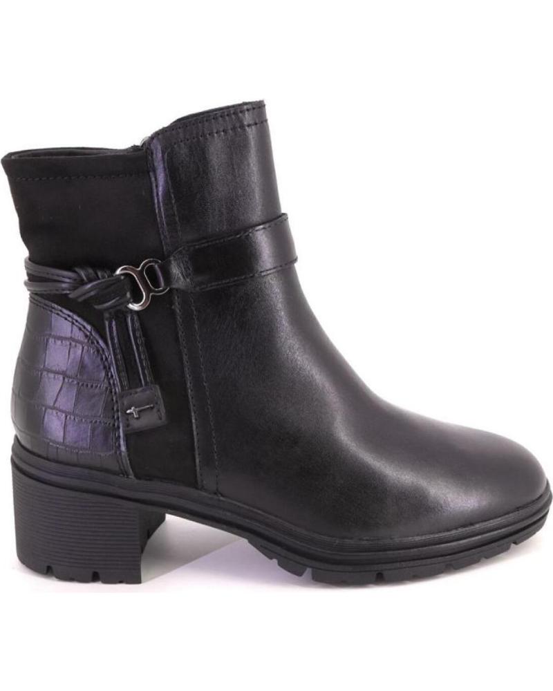 BOTINES DE PIEL TAMARIS 25823 NEGROS NEGRO