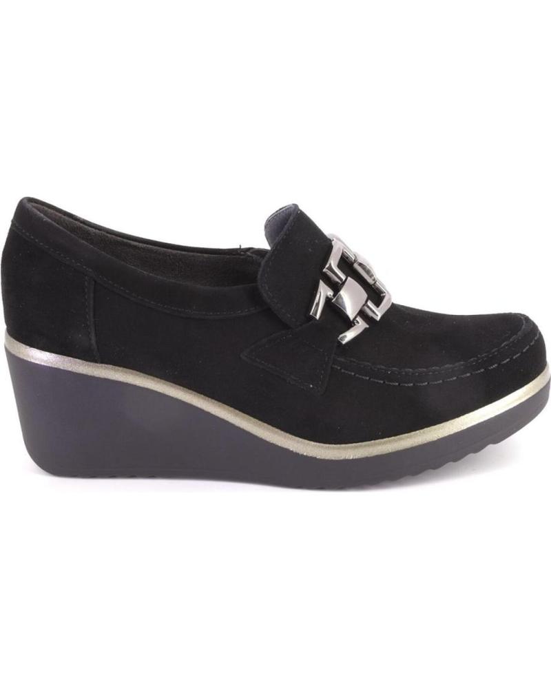 MOCASINES PITILLOS 20236 DE ANTE SERRAJE NEGROS NEGRO
