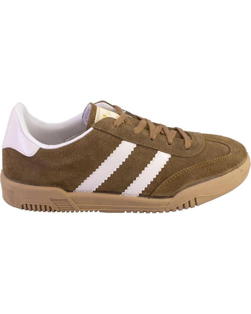 POTOMAC 35004 ZAPATILLAS CASUAL DE ANTE SERRAJE MARRÓN MARRON