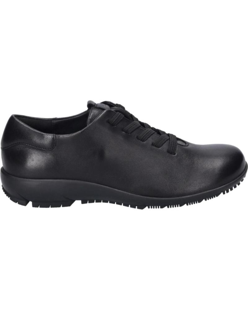 JOSEP SEIBEL CHARLOTTE-01 ZAPATILLAS CASUAL DE PIEL NEGRA PARA MUJER NEGRO