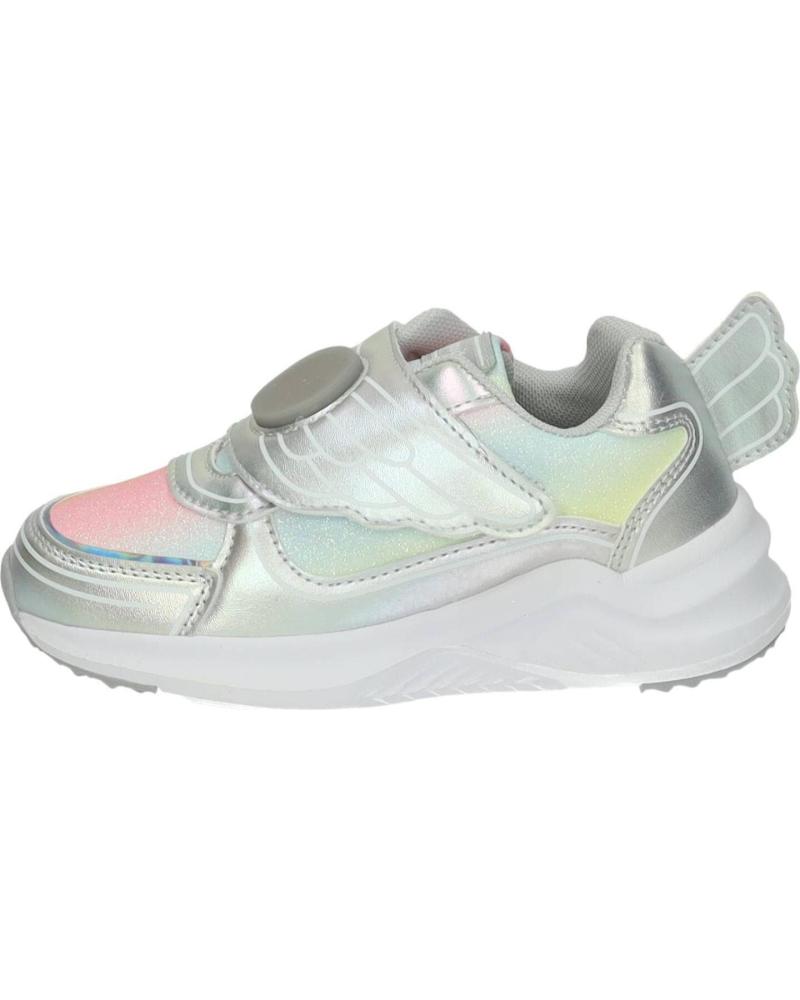 CONGUITOS ZAPATILLAS DEPORTIVAS COSH261031 PLATA CON LUCES PLATA