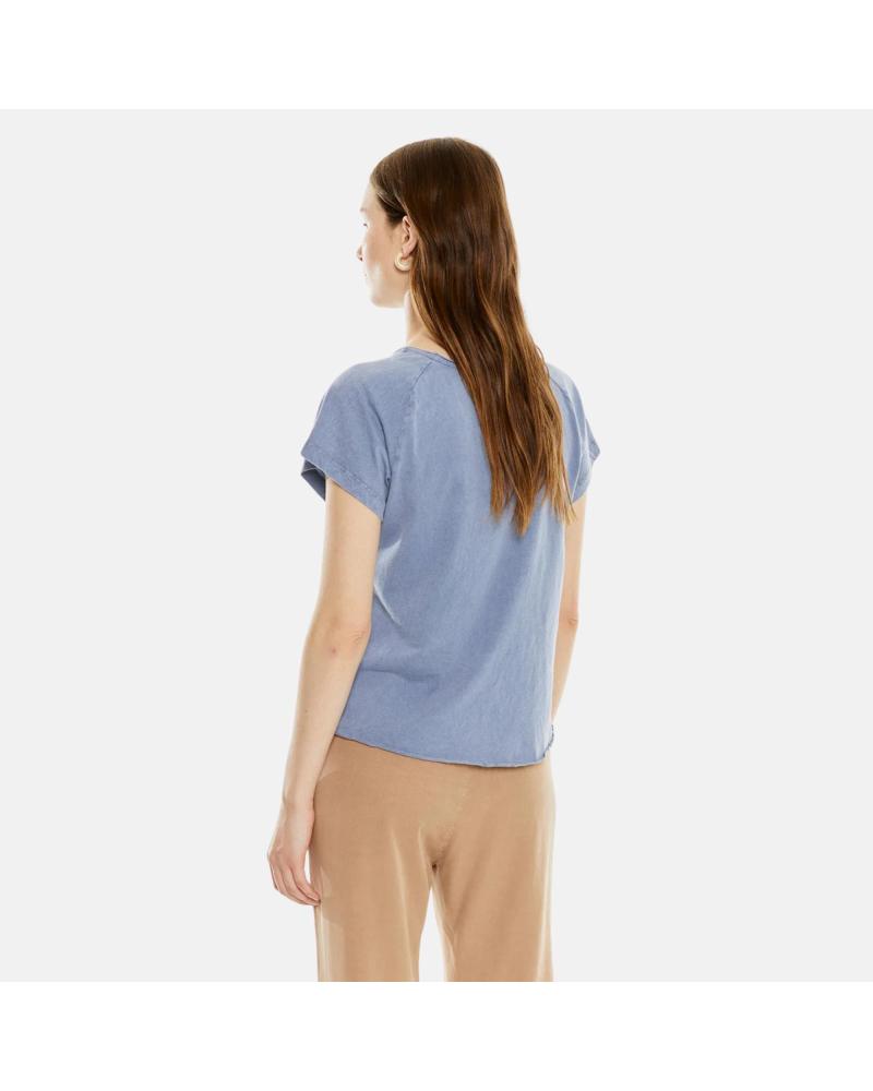 CAMISETA DE MANGA CORTA SYSTEM ACTION EN AZUL CLARO NAN