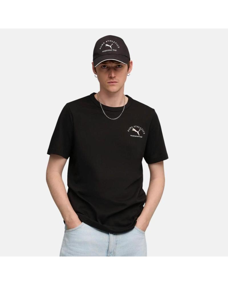 PUMA CAMISETA NEGRA DE MANGA CORTA NAN