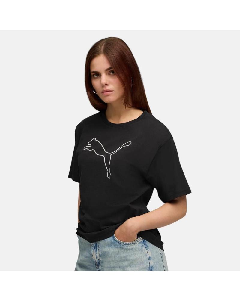 PUMA CAMISETA DE MANGA CORTA PUMA NEGRA NAN