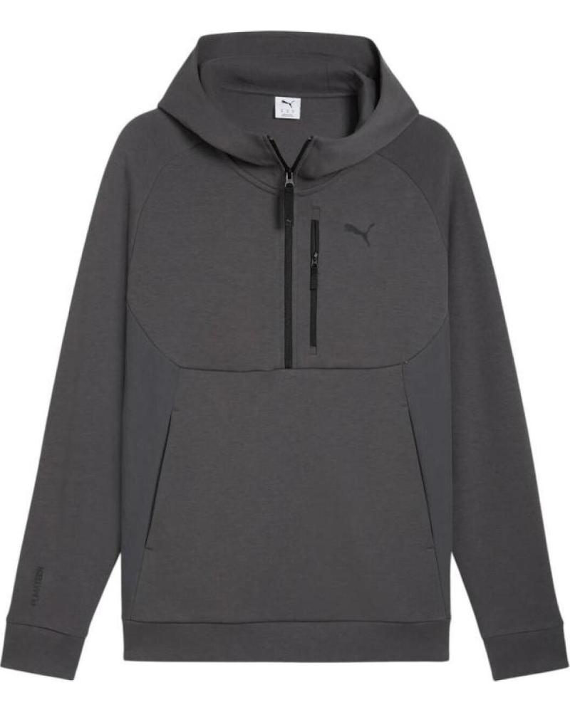 SUDADERA CON CAPUCHA PUMA ESSENTIALS HOMBRE GRIS ANTRACITA NAN