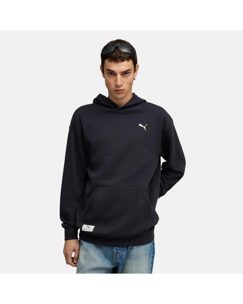 PUMA SUDADERA CON CAPUCHA ESSENTIALS HOMBRE NEGRO NAN
