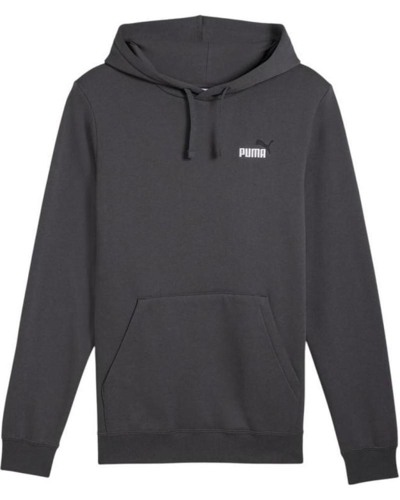 SUDADERA CON CAPUCHA PUMA GRIS OSCURO PARA HOMBRE NAN