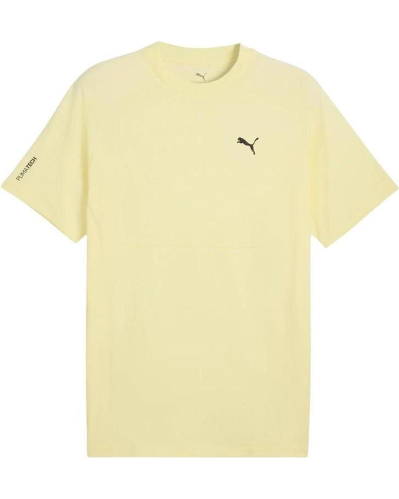 CAMISETA MANGA CORTA PUMA ESENCIAL AMARILLO CLARO NAN