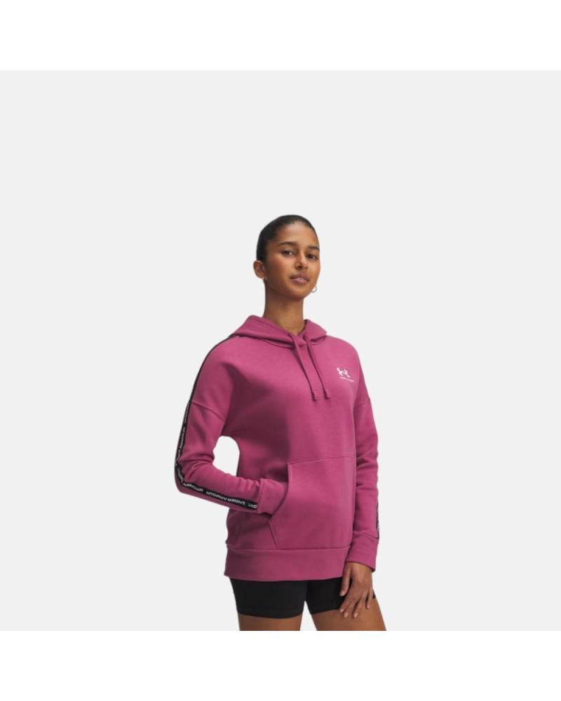 SUDADERA CON CAPUCHA UNDER ARMOUR - ROSA VIBRANTE NAN