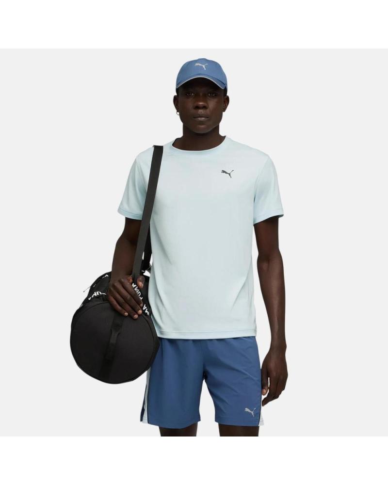 CAMISETA DEPORTIVA PUMA MANGA CORTA AZUL CLARO NAN