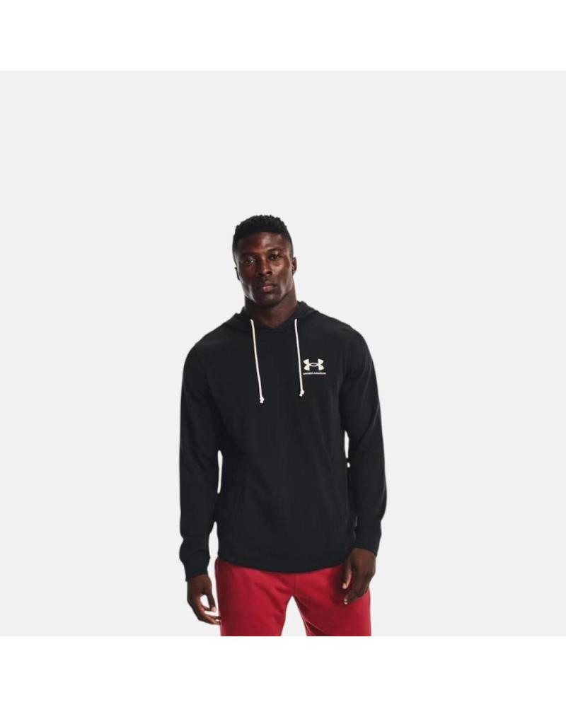 UNDER ARMOUR SUDADERA CON CAPUCHA NEGRA ESENCIAL NAN