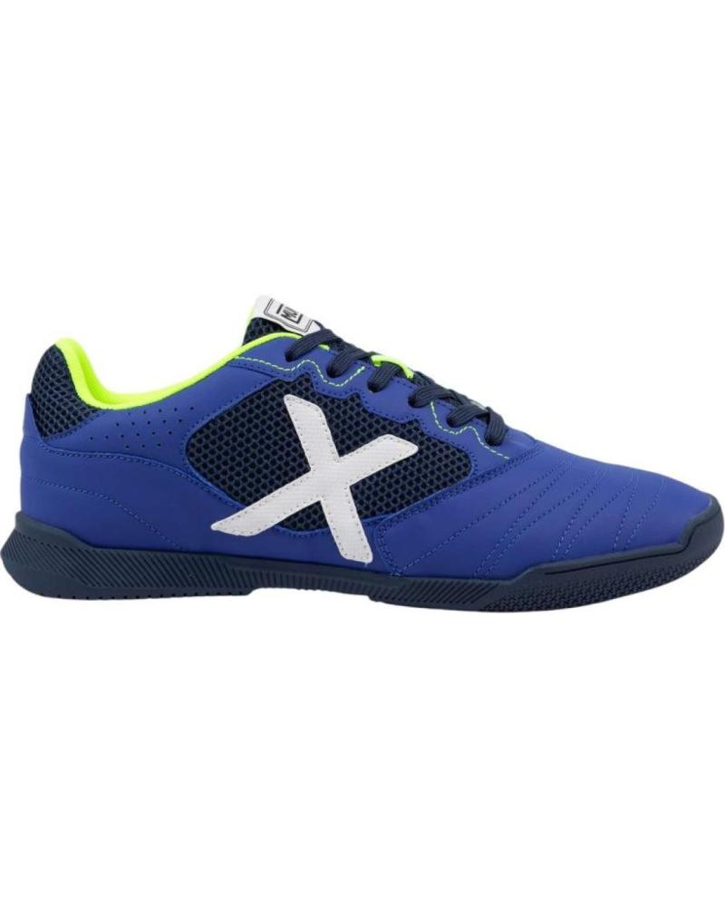 ZAPATILLAS MUNICH AZUL ELÉCTRICO CON DETALLES NEÓN PARA HOMBRE NAN