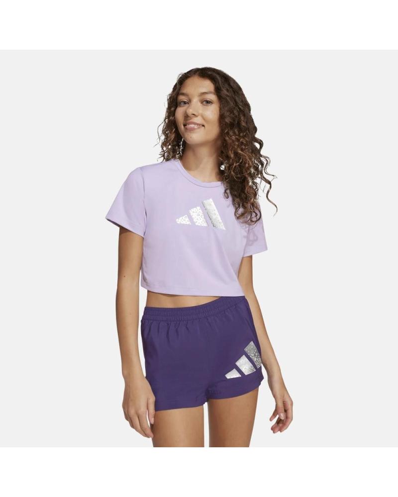 ADIDAS CAMISETA CROP LOGO PARA NIÑA NAN