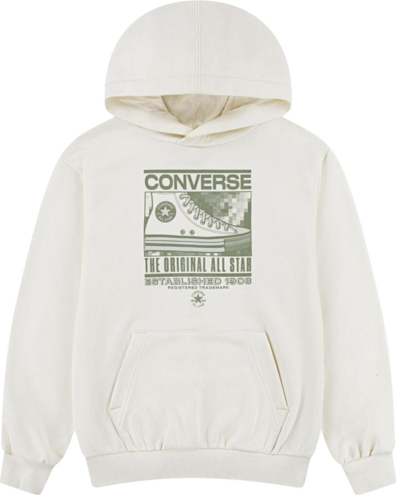 CONVERSE SUDADERA CON CAPUCHA GRÁFICA FRONTAL PARA HOMBRE NAN