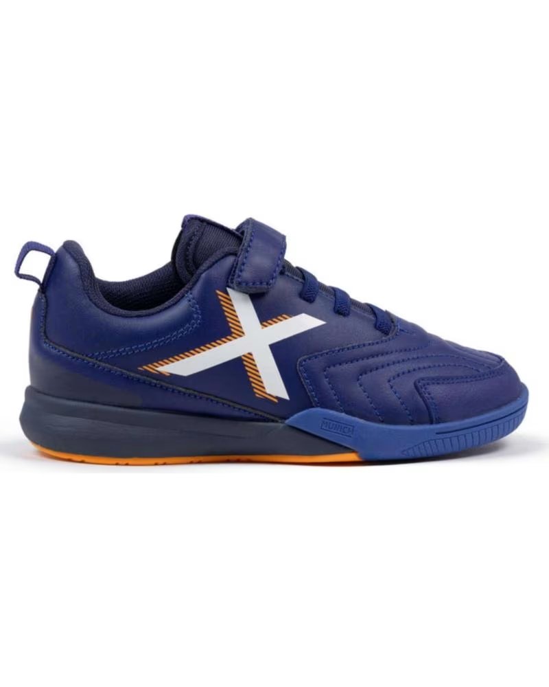 Zapatillas Munich Rondito Kid con Cordones Elásticos Blue