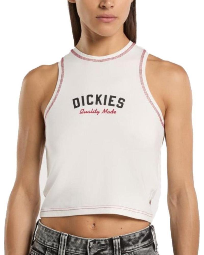 CAMISETA SIN MANGAS DICKIES RACER TOP BLANCA C481 C481