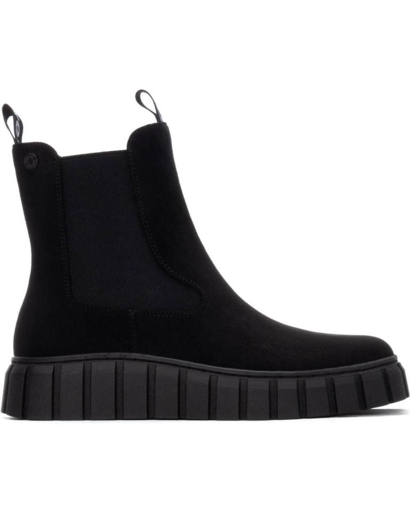 BOTÍN CHELSEA REFRESH 173088 NEGRO CON SUELA TRACK NEGRO