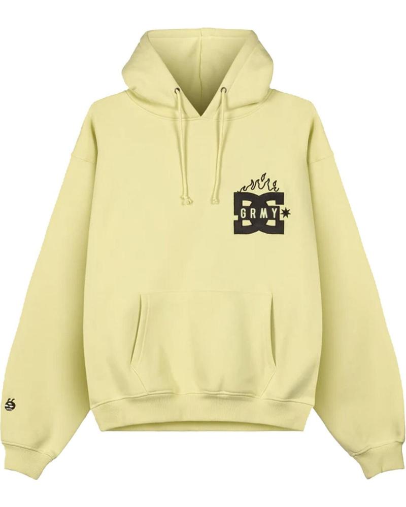 SUDADERA GRIMEY THE SWARM DC SHOES X BOXY HOODIE LIMA AMARILLO AMARILLO