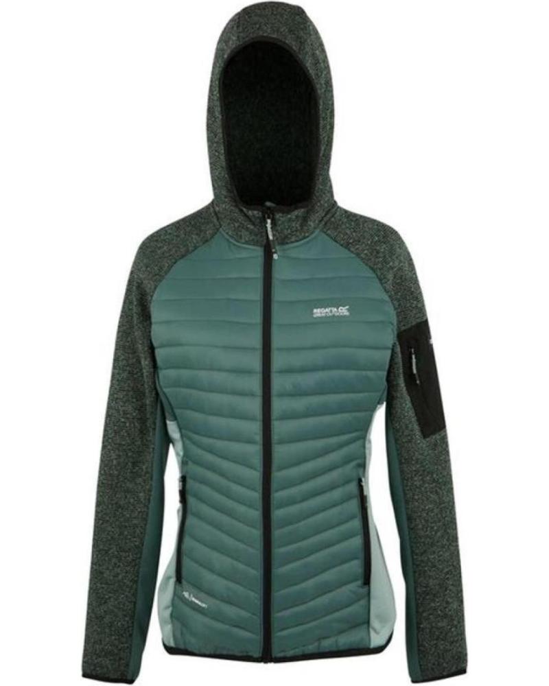 CHAQUETA HÍBRIDA ACOLCHADA REGATTA NEWHILL VERDE RWN405-ZXU NAN