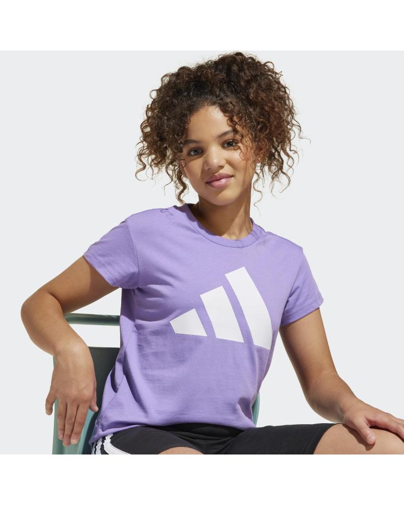 ADIDAS CAMISETA MANGA CORTA ESSENTIALS JC9625 MORADA MORADO