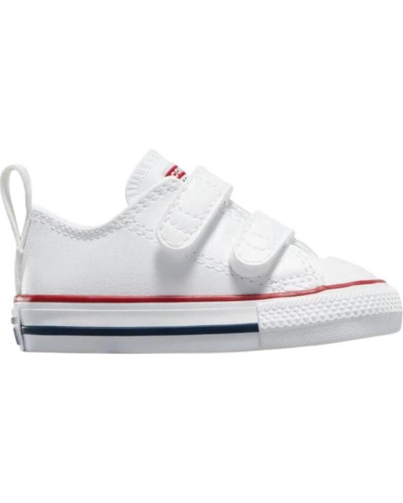 ZAPATILLAS INFANTILES CONVERSE CHUCK TAYLOR ALL STAR 2V LEATHER BLANCAS 748653C MULTICOLOR