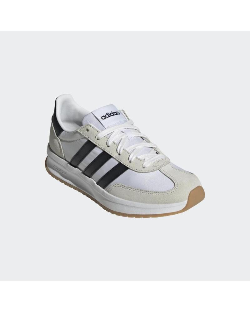 ZAPATILLAS ADIDAS RUN 70S 2.0 IH8594 BLANCAS CON BANDAS NEGRAS BLANCO