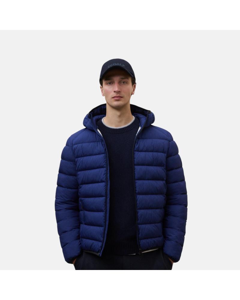 CHAQUETA ACOLCHADA CON CAPUCHA PARA HOMBRE ECOALF AZUL NAN